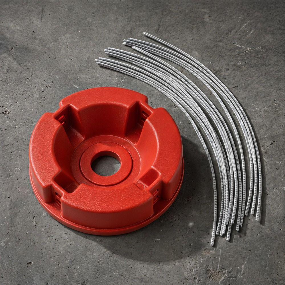 Nylon Steel Line Aluminum Zinc Zinc Alloy Head Aluminum Zinc Zinc Alloy Base Trimmer Replacement Head Yard Care