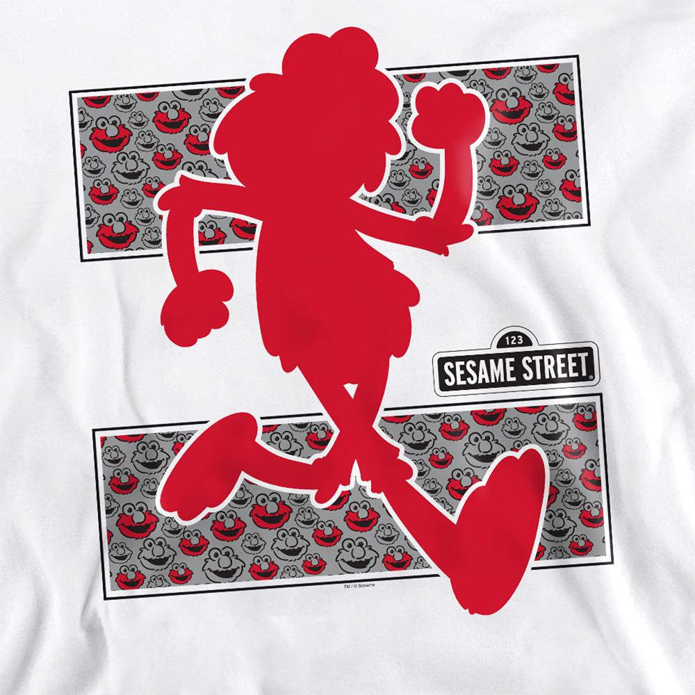 Sesame Street Unisex Adult Elmo Running Sweatshirt