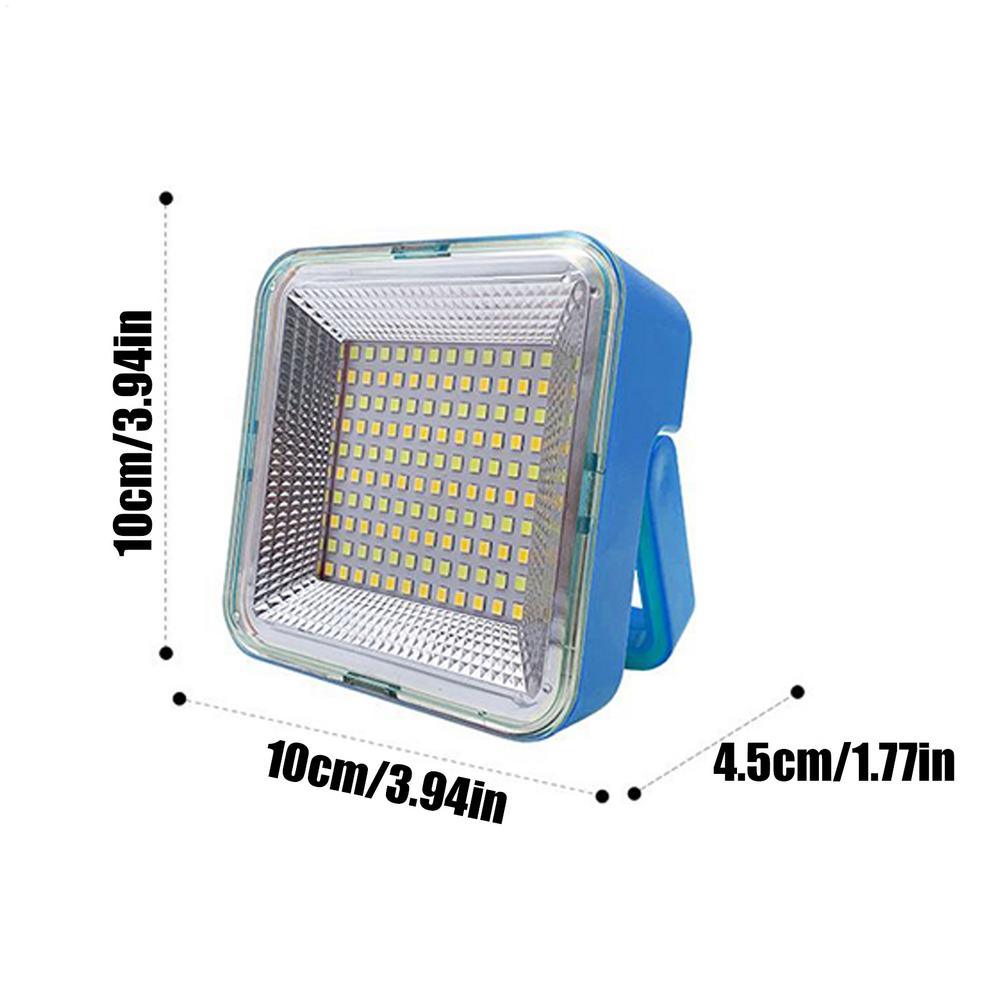 Solar Rechargeable Light Camp Lights Small Flashlight Solar Waterproof For Workshop Car Repair Job Site Construction Work