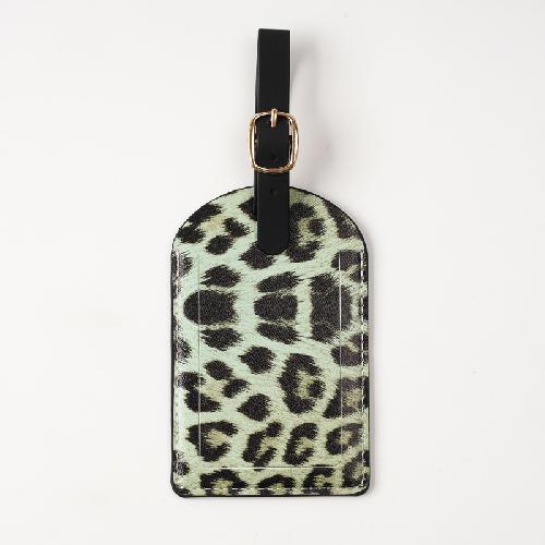Leopard Print PU Leather Passport Holder Case Travel Luggage Tags Pasport Protective Cover Travel Accessories for Women Men