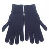 GUCCI  676116_4GACX_4179 S gloves Navy cashmere/wool Women