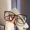 Men'S And Women'S Luxury High-Definition Anti-Blue Light Myopia Glasses Neutral Fashion New Square Large Frame Myopia Glasses