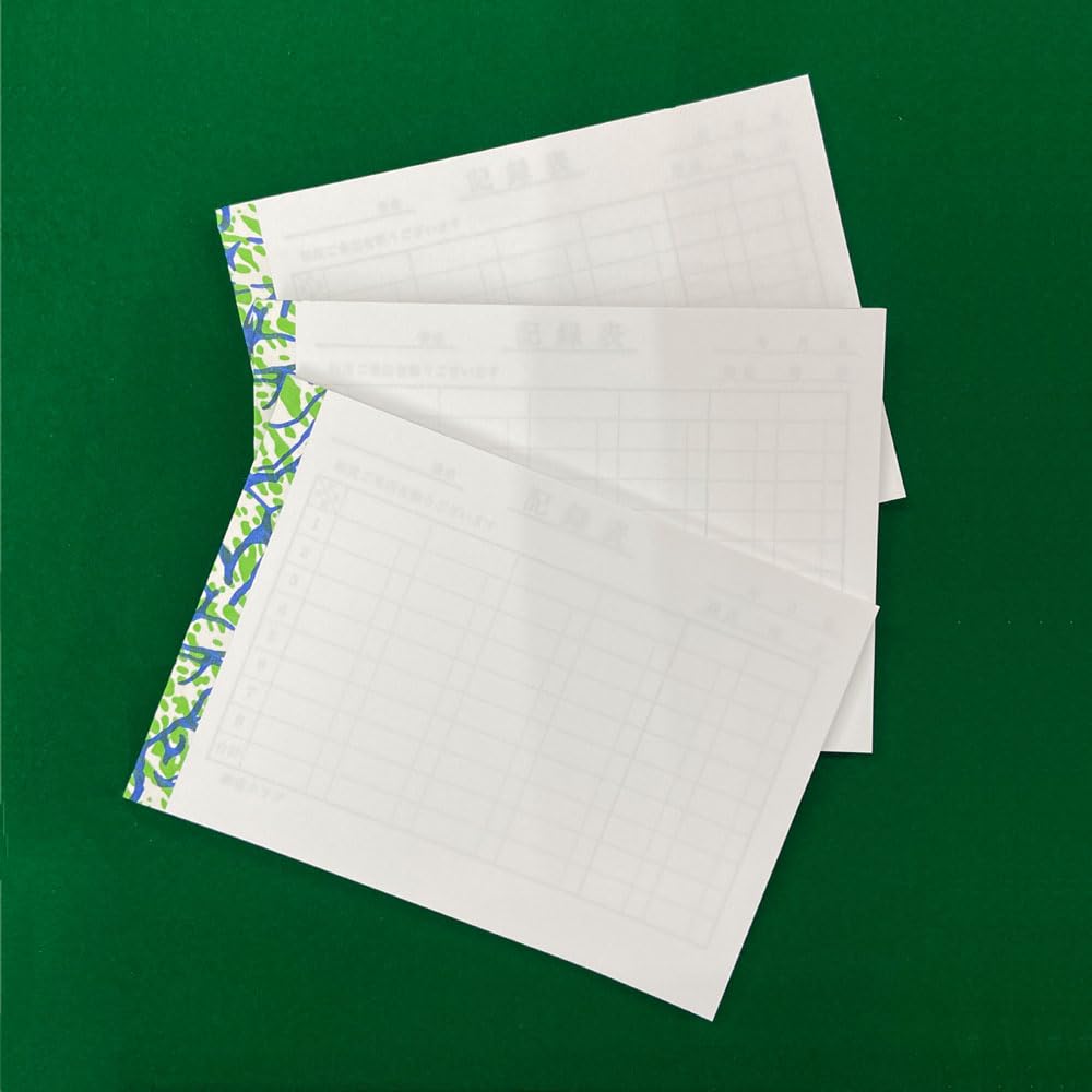Set of 3 Mahjong scorebooks