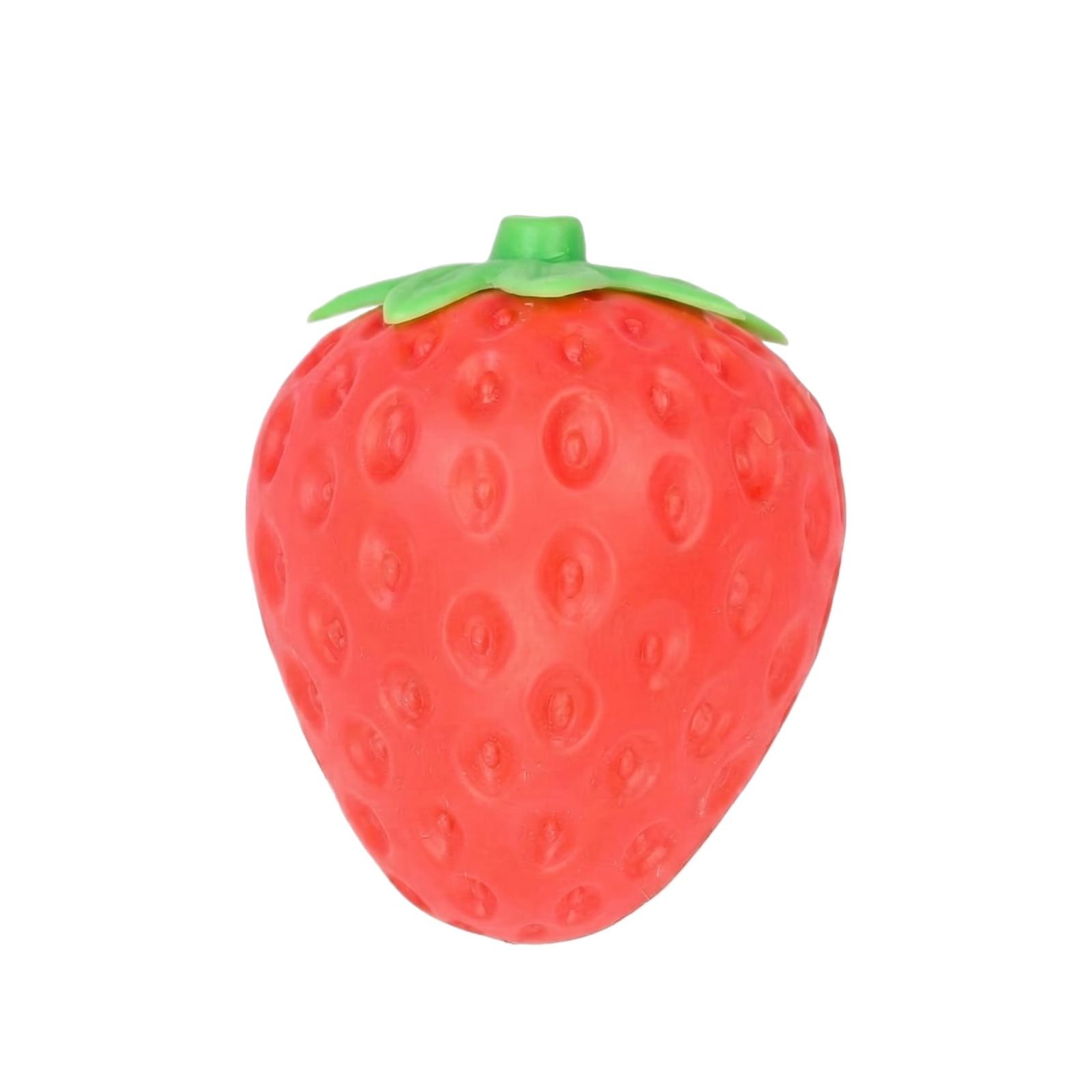 

Oversized Soft Strawberry Stress Ball Giant Squishy Toy Large Squeeze Ball Sensory Relief Toy Slow Rising Foam Stress Reliever One Size