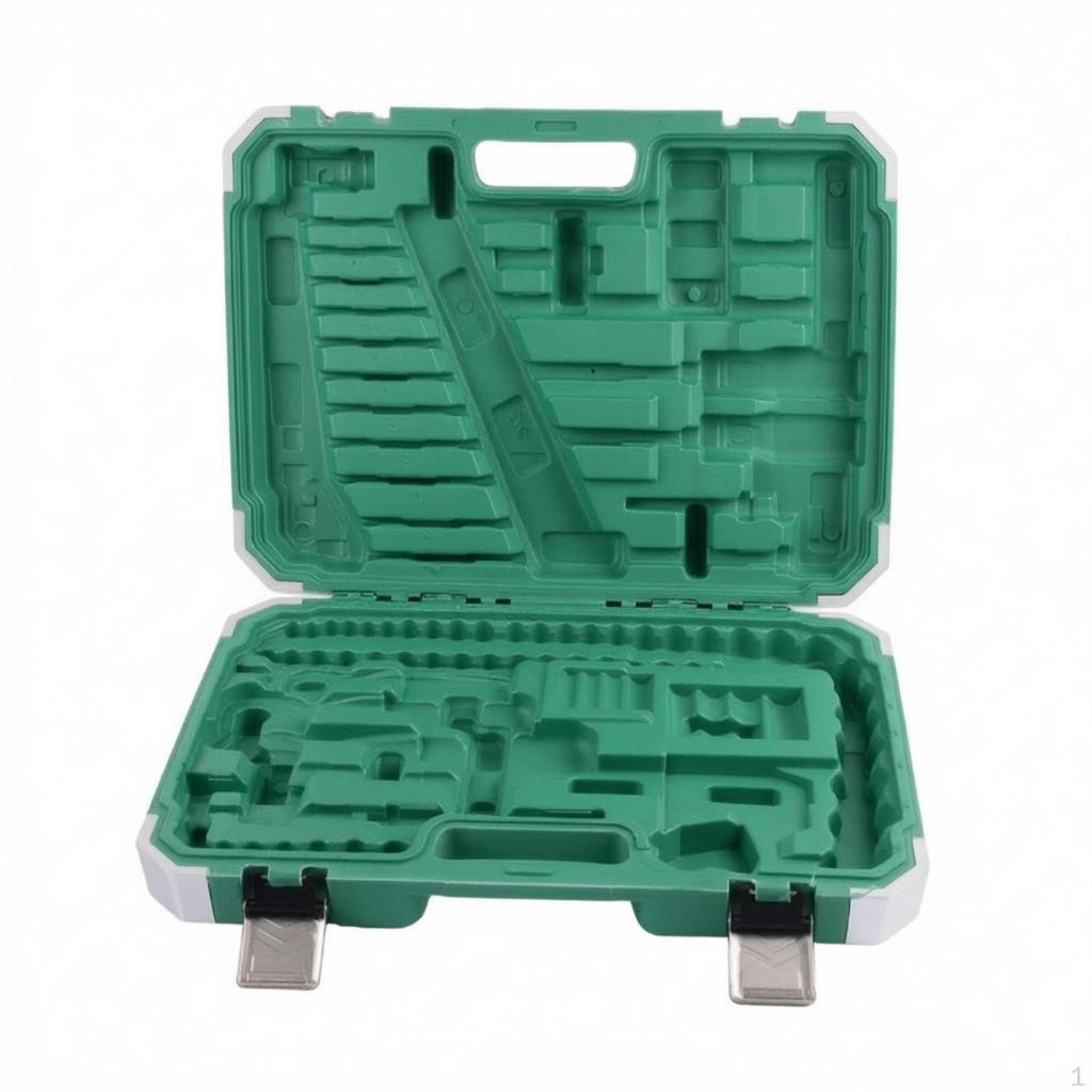 Hard Storage Case ImpactResistant Empty Tool Organizer Box Portable with Compartments for Handymen,