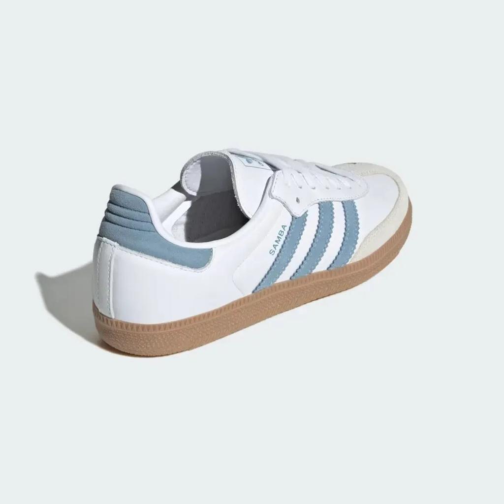 JS1391 adidas Originals Samba OG Cloud White Alumina Ash Blue (Women's)