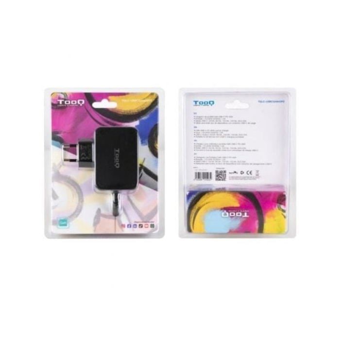 TooQ TQLC-USBCGAN45PD Portable Charger GaN 45W USB-C/ Automatic/ 1.8m Cable/ Black