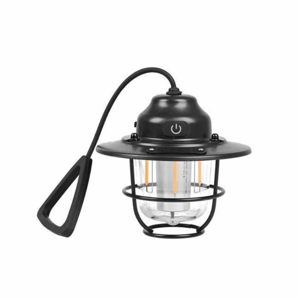 Portable Pendant Camping Lamp Hanging Retro Chandeliers Tent Lights Camping Ambient Light BBQ