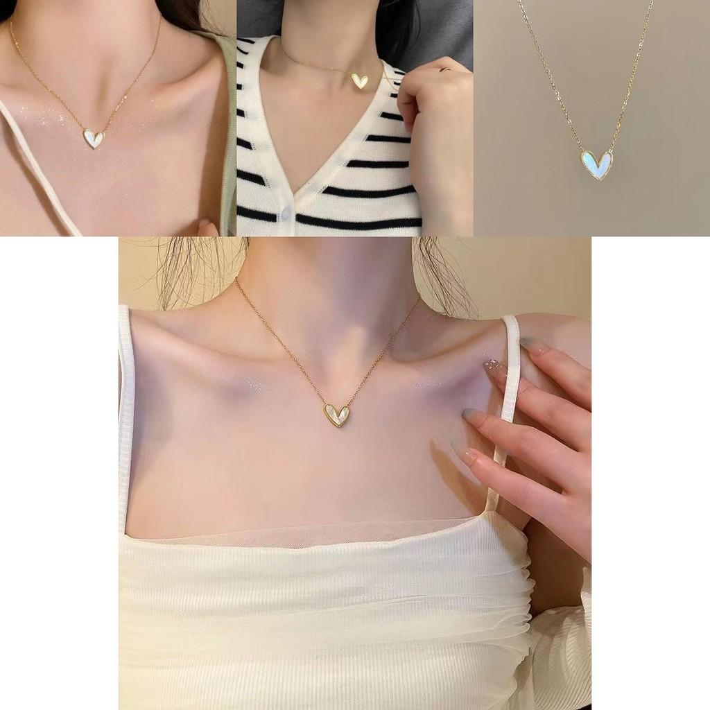 Eye-catching Heart Necklace Electroplated For A Long-lasting Shine