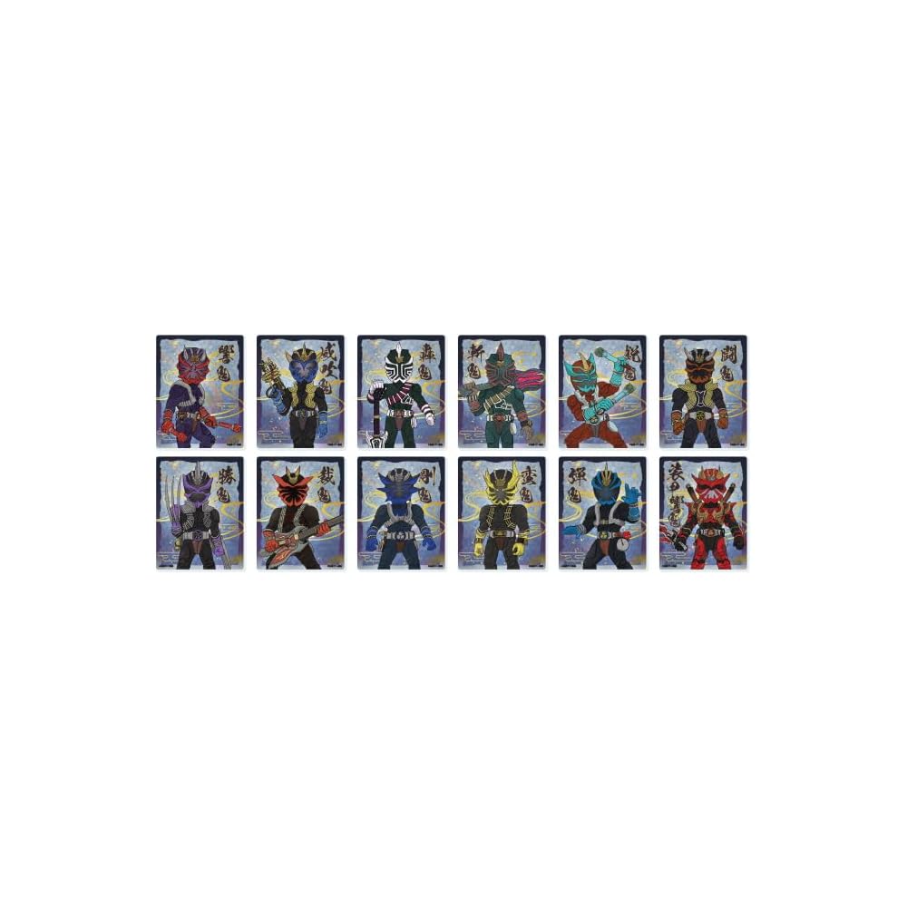 

Kamen Rider Hibiki 01 [Graff Art Illustration] Acrylic Card Complete Set (Box of 12)