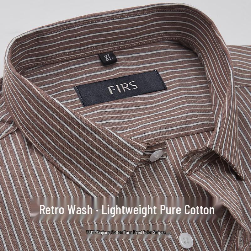 FIRS Men s Cotton Short Sleeve Casual Shirt L