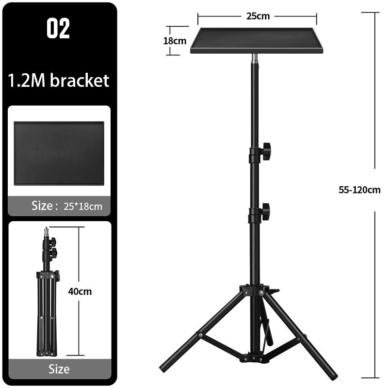 Universal Sound Card Projector Tray Live Microphone Tripod Stand Smartphone Camera Laptop Stand Bracket with 1/4Inch Thread New