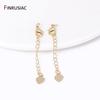 14K Gold Plated Brass Extension Chain Tail Chain Lobster Clasp Extender Chains For Jewelry Making DIY Bracelet Necklace Findings