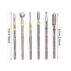 6Pcs Carbide Tungsten Nail Drill Bit Milling Cutter For Manicure Machine Electric Drill Bit Machine For Nail Tools Accessories