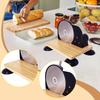 Bread Slicer As A with Hand Crank Divider Wooden Base And Cutting Machine for