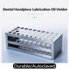 Dental Turbine Handpiece Oil Filtration Holder with Injection Rack for High Speed Handpiece Maintenance Tool