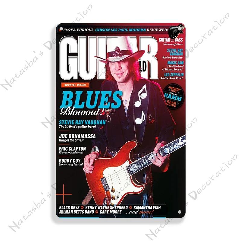 Classic Blues Metal Tin Sign Home Bar Wall Decor Signs Rusty Metal Signs Singer Metal Plaque Decorative Plate Industrial Decor