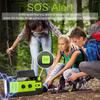 Emergency 4000mAh Solar Hand Crank Radio AM FM NOAA Weather with 1W Flashlight Phone Charger SOS Alarm