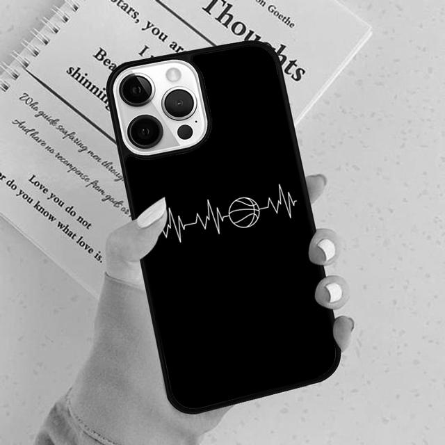 Basketball Heart Beat Phone Case For For IPhone 18 17 Air 16 15 11 12 13 14 Pro Max Plus Coque