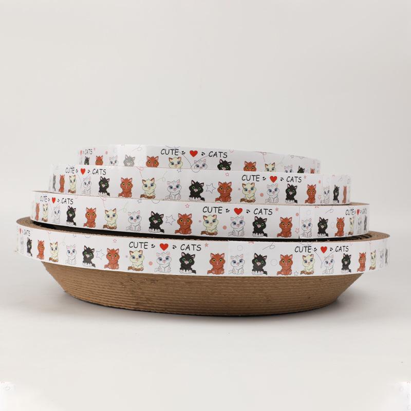 Round Scratching Post Scratch Resistant Cat Toys Cat Supplies Bowl Type Cat Paw Board Cat Nest