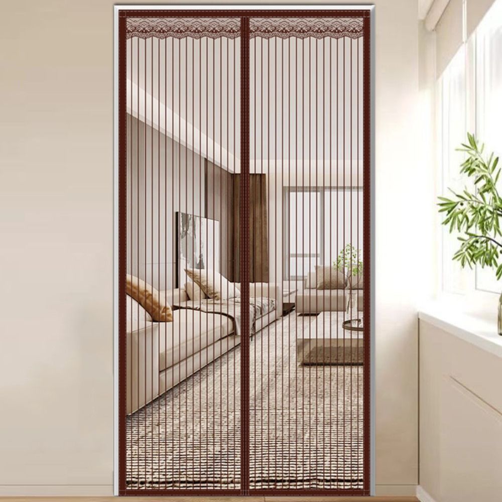 Self Sealing Magnetic Curtain Screen Mesh Anti Fly Mosquito Net Screen Curtain  Pet Friendly
