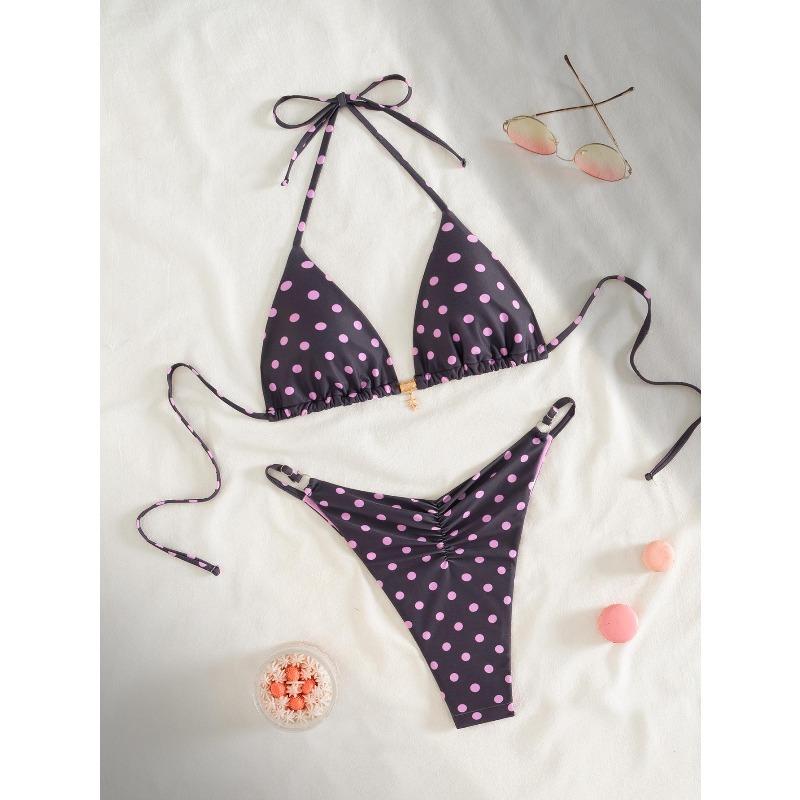 Nowy damski strój kąpielowy bikini sznurowany Premium Seksowny strój plażowy Letnia moda