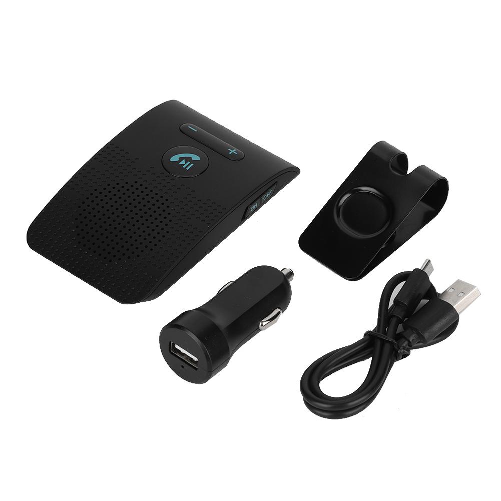 Buy HandsFree Car Speaker Phone Sun Shield Wireless Speaker Compatible with Bluetooth 4.2 at