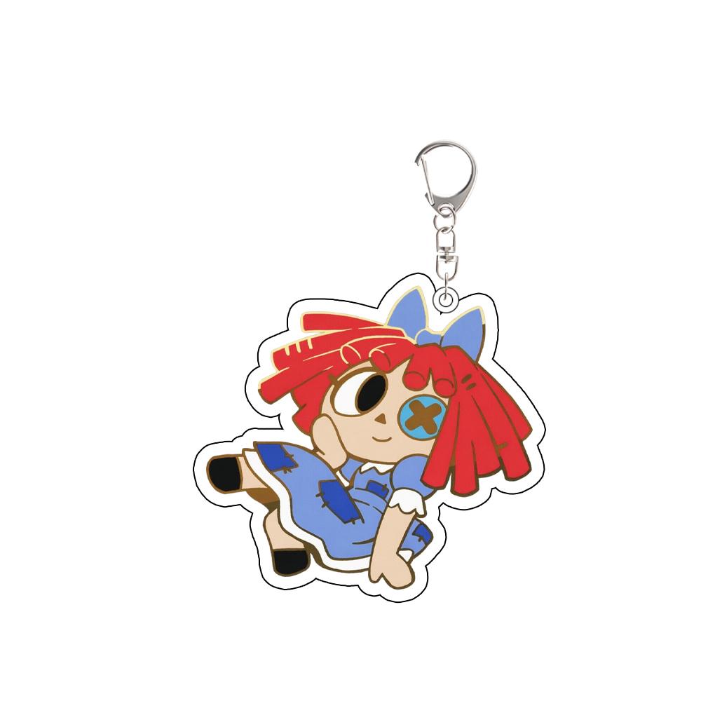 

Acrylic KeyChain Anime Peripheral for TADC Pomni Jax Ragatha Gangle Zooble Kinger Caine Creativity Backpack Accessories Gift