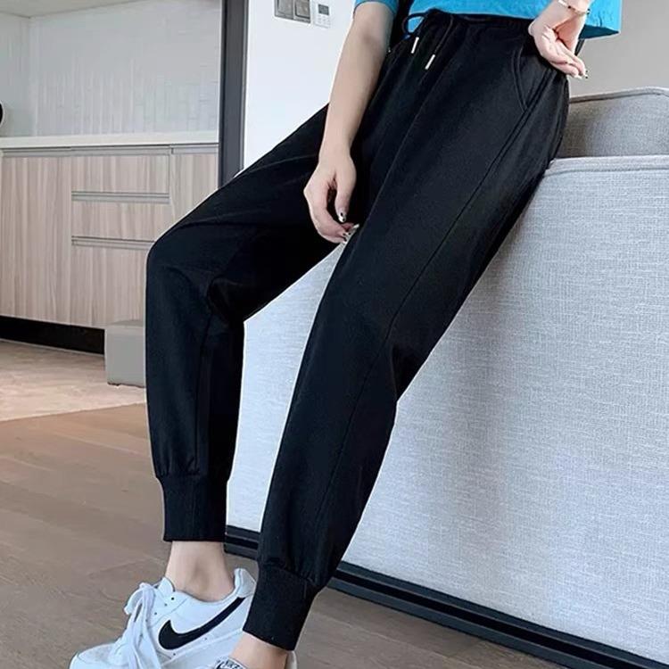 American New 300g Casual Loose Sweatpants Huamian Sports Trendy Brand Women's Leggings Are Popular In Spring, Autumn and Winter