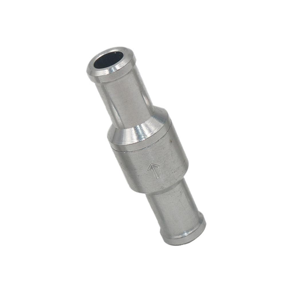 6-12mm Non-return Valve Chrome One-way Non-return Check Valve Auminium Fuel Water Gas Air Vacuum 6mm/8mm/10mm/12mm