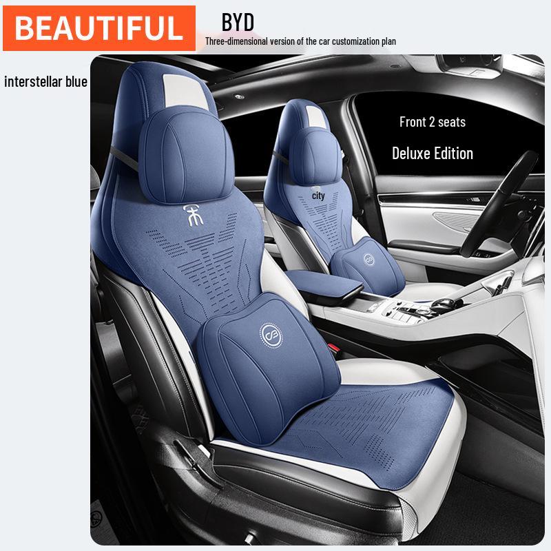 ZFL Sports Leather Car Seat Cushion for BYD Song PLUS - All-Season Cover