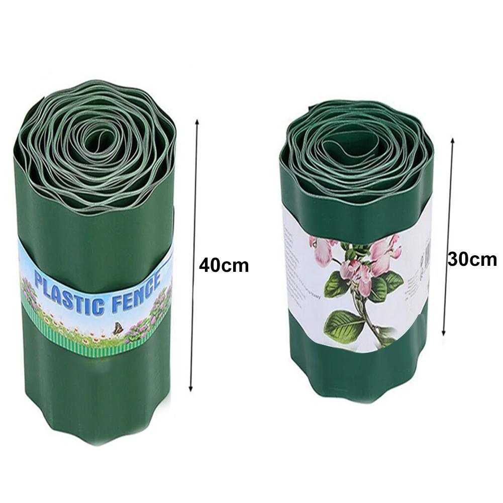 30/40cm Grass Lawn Edge Border Path Edging Fence Outdoor Landscape Garden Decor Flexible Lawn Edging Border Fence Waterproof