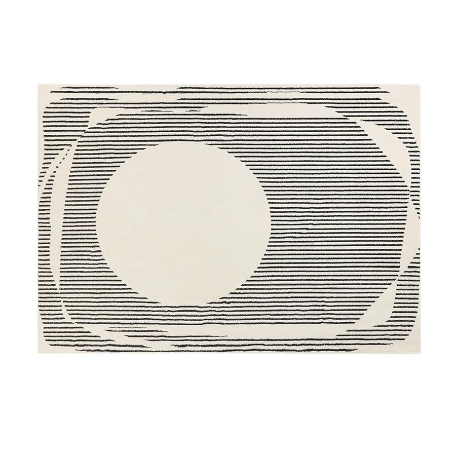

Big Flannel Living Room Rugs Luxury Black Washable Non Slip Carpet for Bedroom Floor Home Decoration Mat 60*90cm