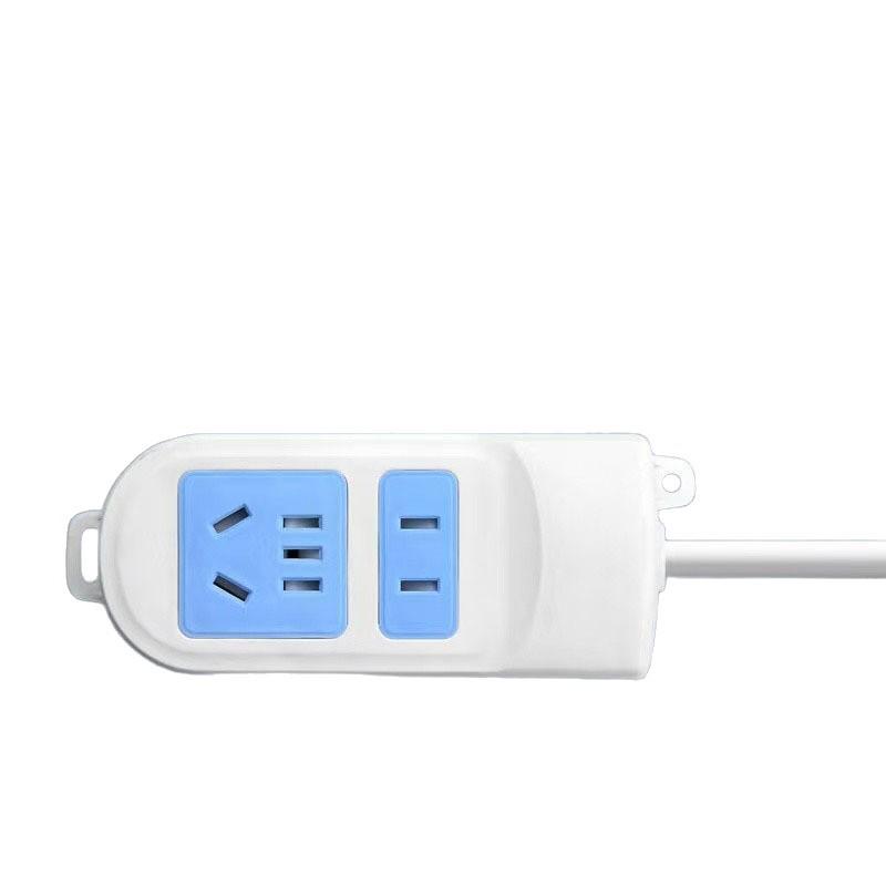 30m Pure Copper 2-Pin 7-Hole Multi-Functional Power Strip Without Switch