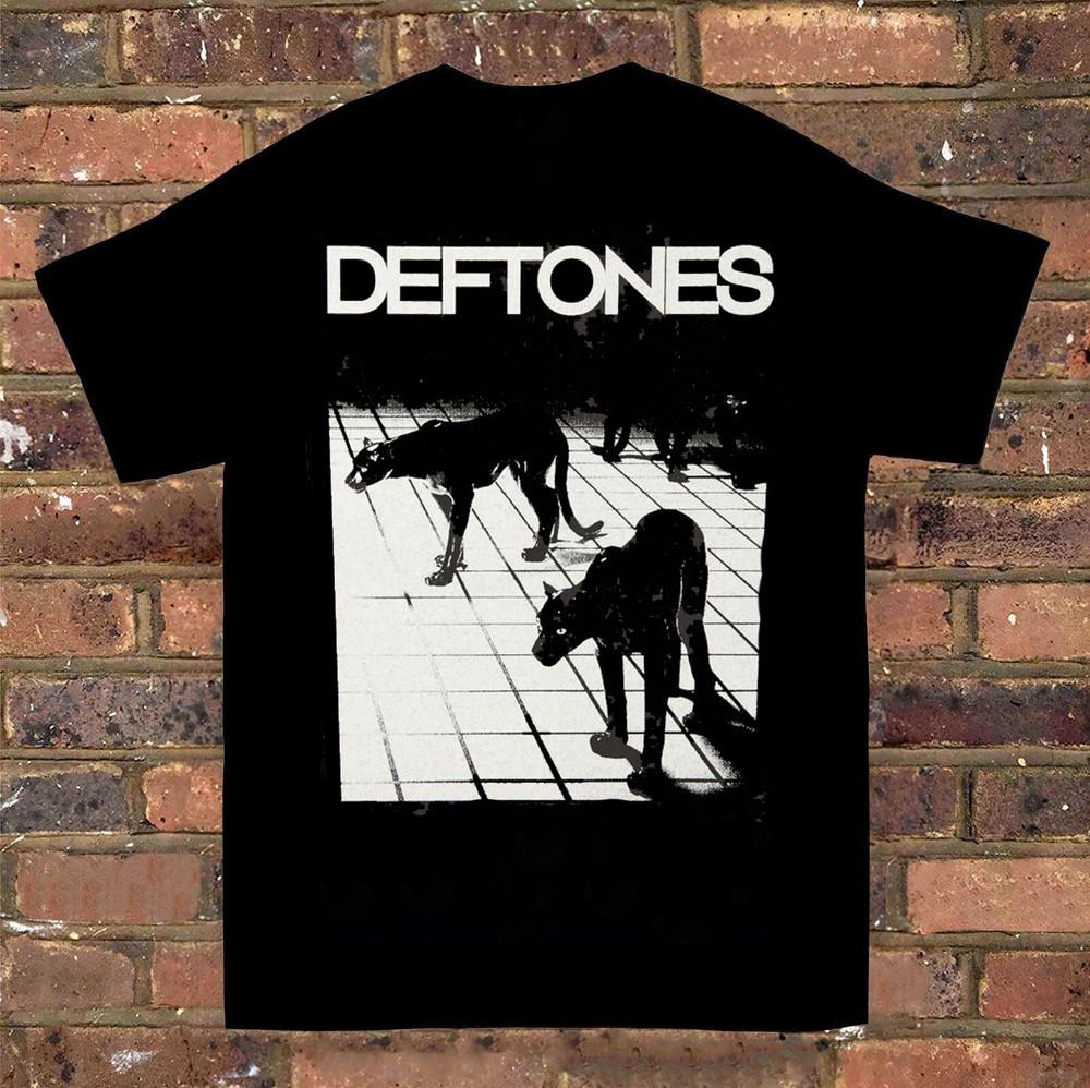 New Popular Deftones Short Sleeve Cotton Black All Size Unisex T-Shirt