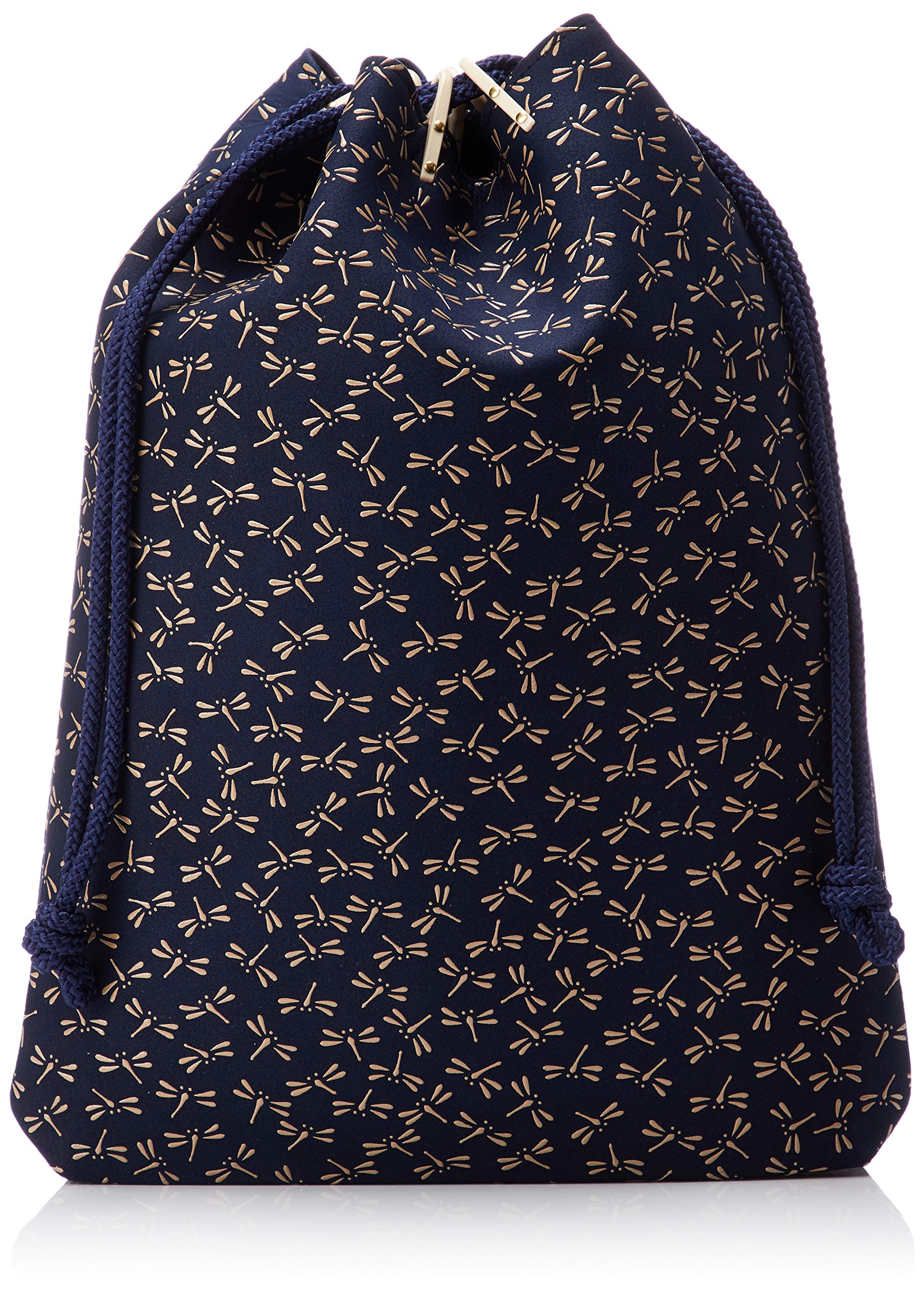 

Indenya 230см Большая сумка с ластовицей, темно-синяя оленья кожа с белым лаковым узором стрекозы, 3007-14-008