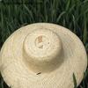 Outdoor Garden Shade Breathable Straw Hat Bamboo Shade Hat Summer Shade Hat Farmers Work Sun Hat