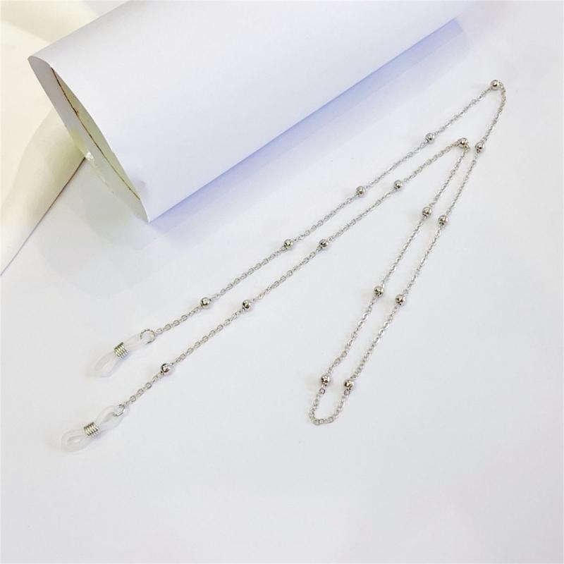 Practical Metal Eyeglass Chain For Glasses And Masks Lightweight Glasses Lanyard Adjustable Unisex Design For Daily Use