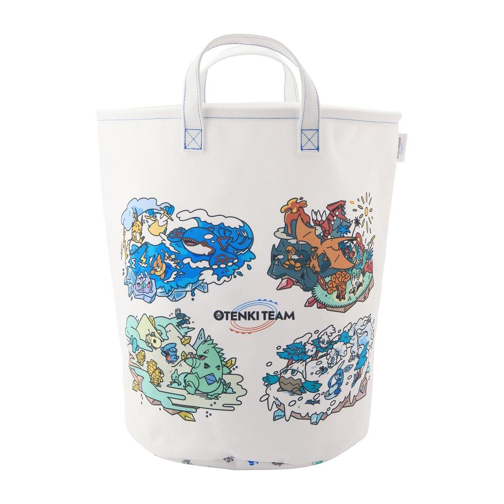 Pokemon Laundry Basket OTENKI TEAM Japan NEW
