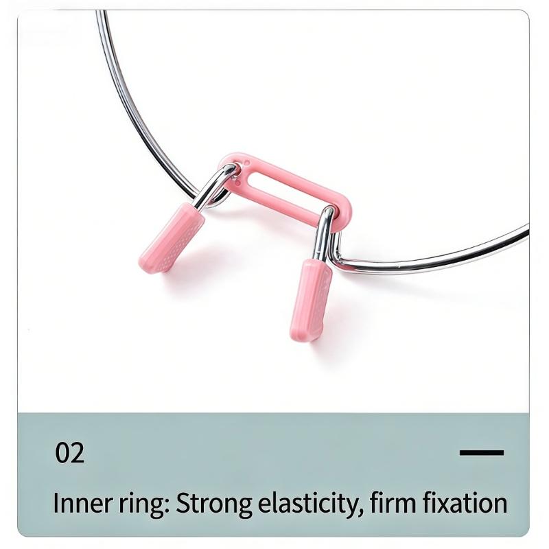 2Pcs Nonslip Spring Embroidery Frame Craft Of Sturdy Acrylic Ideal For Professional