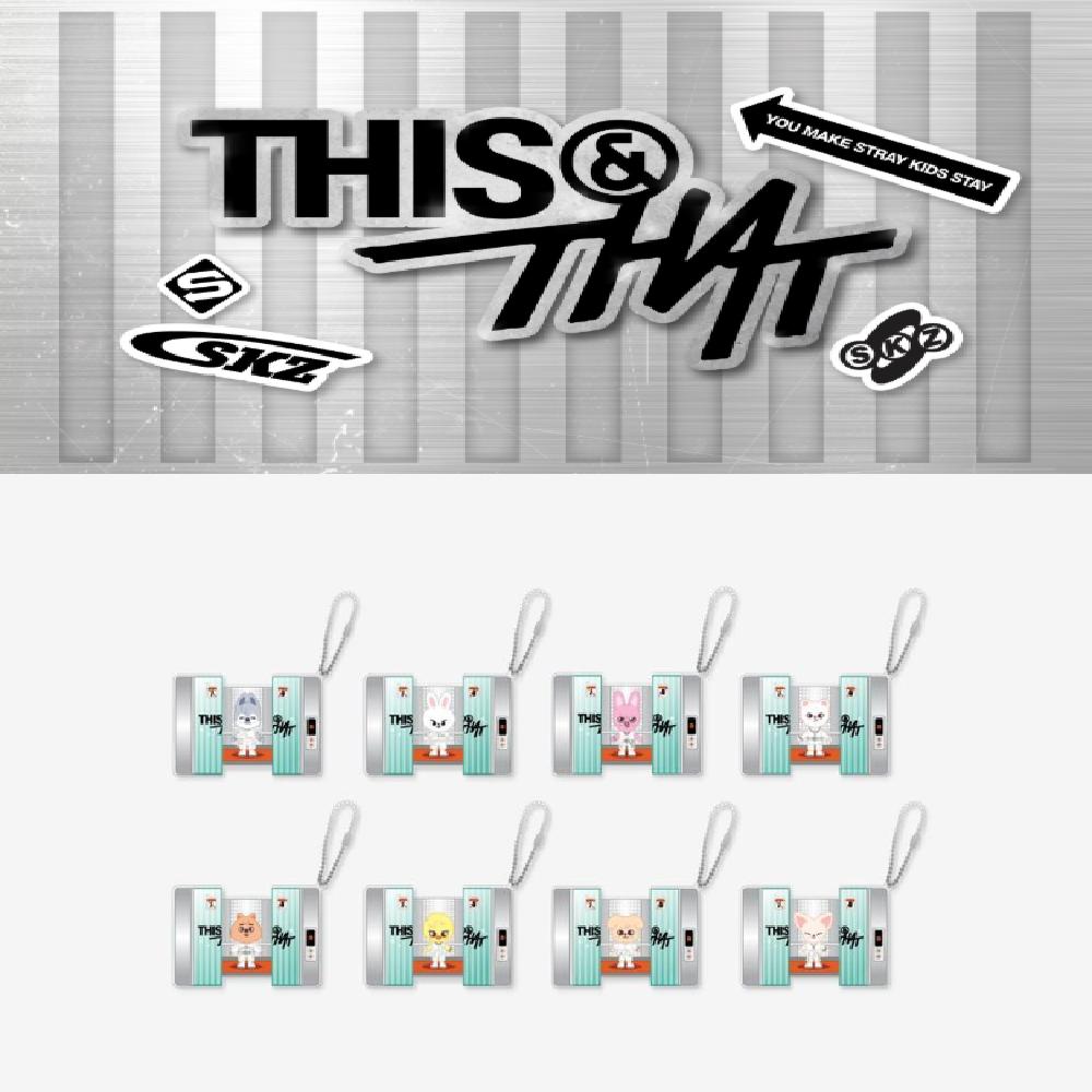 Pre-ordine Stray Kids THIS & THAT SKZOO Capsule Portachiavi Acrilico