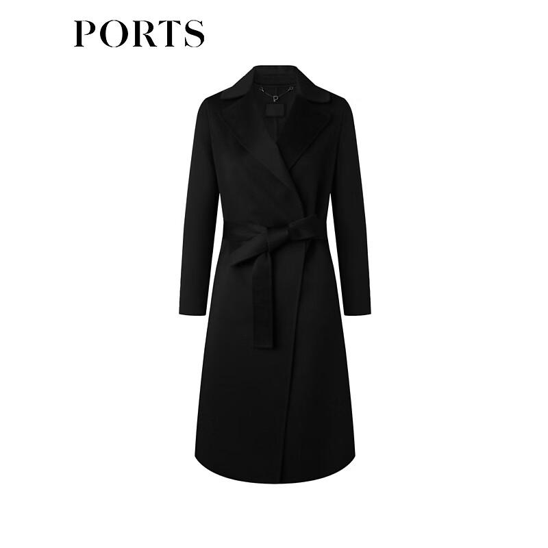 PORTS Women's Mid-Length Cashmere Coat LL9C074QWH011