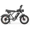 YVY C20 1500W Hochleistungs-Elektrofahrrad mit Rückspiegel, 48V20Ah, 20×4.0 Fat Tire, Vollfederung, Hydraulische Scheibenbremsen Offroad E-Bike
