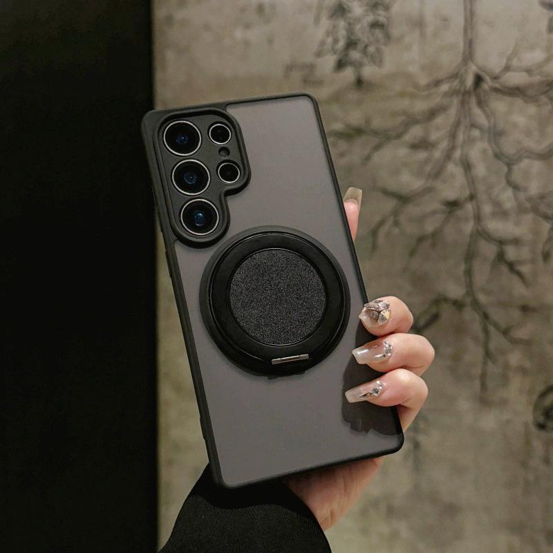 

Galaxy S25 Ultra Matte Magnetic Rotating Stand Phone Case - High-End Men s Design Samsung A34 чорний