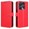 For ZTE Blade A75 4G Case Crazy Horse Texture PU Leather Phone Wallet Cover