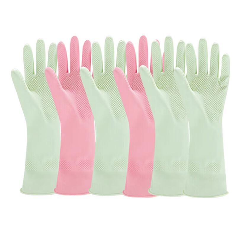 Jing Qing Fu Kitchen Dishwashing Household Rubber Gloves