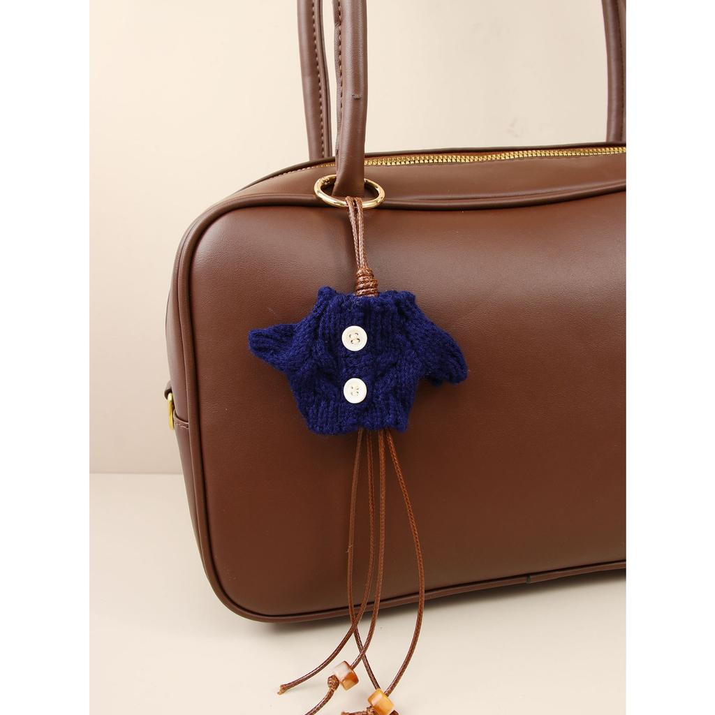 Autumn and winter original retro mini doll sweater beaded bag pendant versatile bag clothes casual pendant accessories