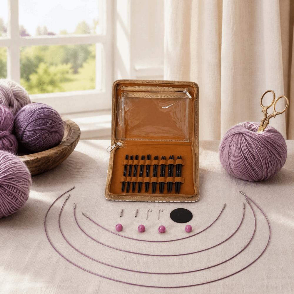 18 Sizes Circular Knitting Needle Set Knitting Needle Set with Bag  For Knitting Enthusiasts