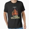 Ich Lava Vulkane Geologe Vulkanliebhaber Geologie Wesentliches T-Shirt Vintage Weich Lässig Atmungsaktiv Vielseitig