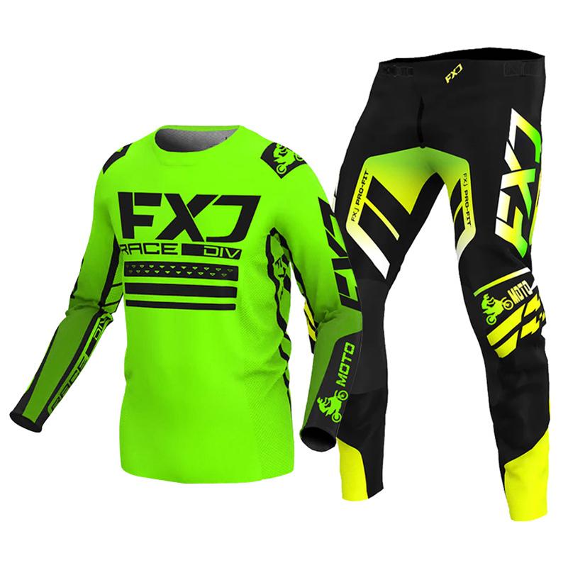 Zestaw motocrossowy dla dzieci 4 5 6 7 8 9 10 11 12 13 lat Młodzież Dziecko Motocykl Chłopiec Dziewczynka Jersey Spodnie Zestawy kombinezon wyścigowy Off-road Enduro MX MTB